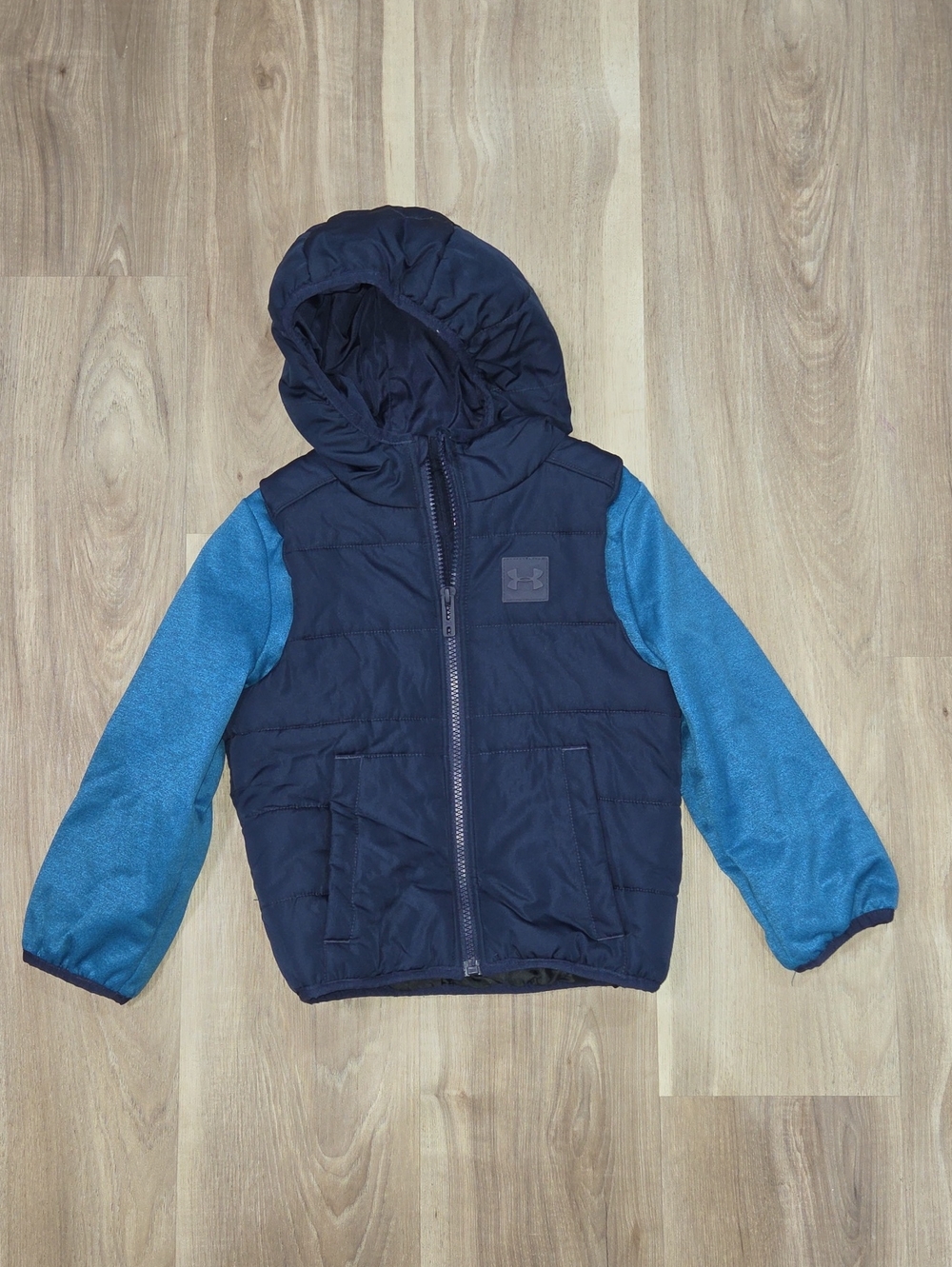 •Champion• Little Boys Colorblock Puffer Coat